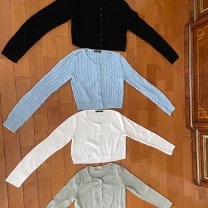 Brandy Melville 4 sweater cardigans